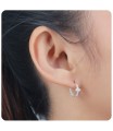 Silver Huggies Earring HO-1635